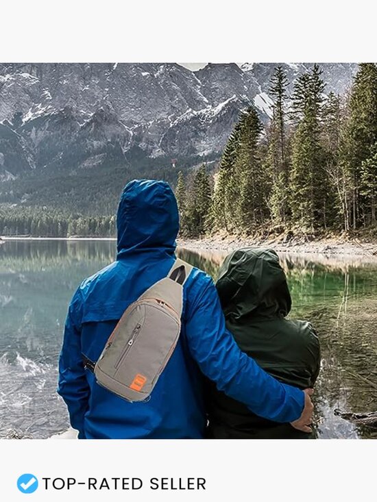 Small Sling Backpack Waterproof Unisex Shoulder Bag Crossbody Daypack main image 5